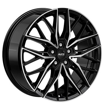 Platin P125 8,5x20 ET47,5 5x108 63,4 black polished