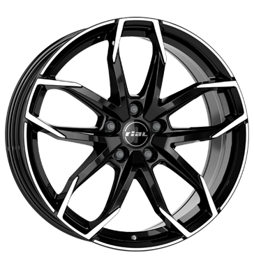 Rial Lucca 8x18 ET45 5x112 70,1 diamant-schwarz frontpoliert