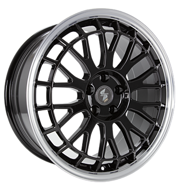 Eta Beta Unit 8,5x19 ET45 5x112 78,1 black shiny lip polish