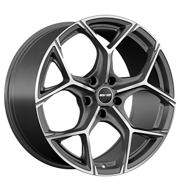 GMP Ultrivity X 9x22 ET41 5x130 66,5 matt anthracite diamond