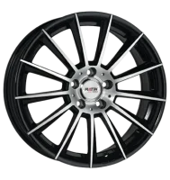 Platin P74 8x17 ET49,5 5x112 66,6 black polished