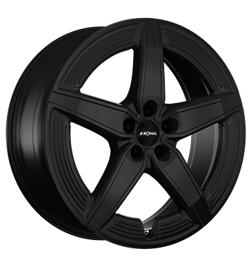 Ronal R72 8x19 ET40,1 5x112 66,5 jetblack matt