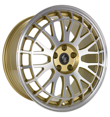 Eta Beta Unit 8,5x19 ET35 5x112 78,1 gold shiny lip face