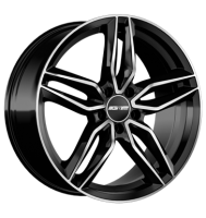 GMP Fasten 7,5x18 ET30 5x108 65,1 black diamond