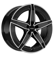 Ronal R72 8,5x20 ET40,1 5x112 66,5 jetblack-frontkopiert