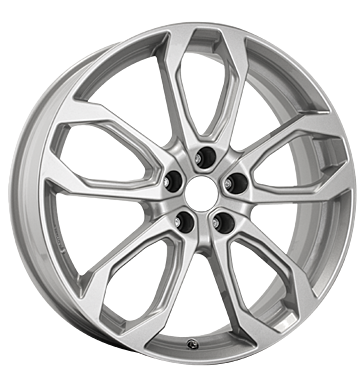 RCDesign RE1 6,5x20 ET33 5x114,3 66,1 kristallsilber