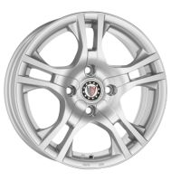 Platin P53 6x15 ET38 4x100 63,4 silber