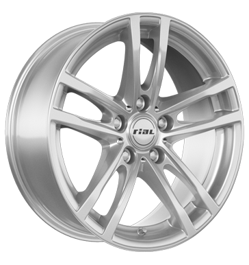 Rial X10 8x19 ET50 5x112 57,1 polar-silber