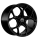 GMP Ultrivity X 8,5x20 ET35 5x130 66,5 glossy black