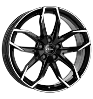 Rial Lucca 8x20 ET40 5x112 70,1 diamant-schwarz frontpoliert