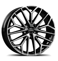 GMP Materia 8,5x19 ET38 5x112 66,5 black diamond