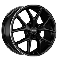 Ronal R75 8x18 ET45,1 5x112 66,5 jetblack-matt-hornkopiert