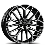 GMP Materia 10x21 ET35 5x130 66,5 black diamond