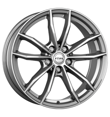 Rial X12 7x17 ET47 5x112 66,5 metal-grey