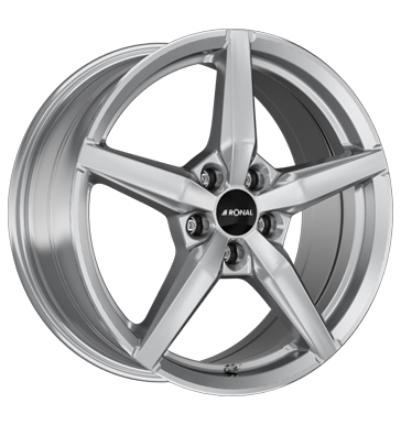 Ronal R69 8x18 ET40 5x114,3 76 platinum silber