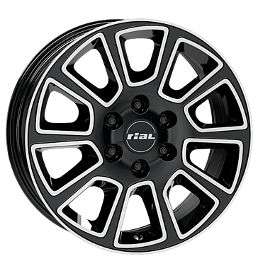 Rial Transporter 2 6,5x16 ET54 6x130 84,1 diamant-schwarz frontpoliert