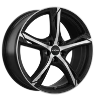 Ronal R62 7,5x17 ET45 5x112 76 jetblack-matt-frontkopiert