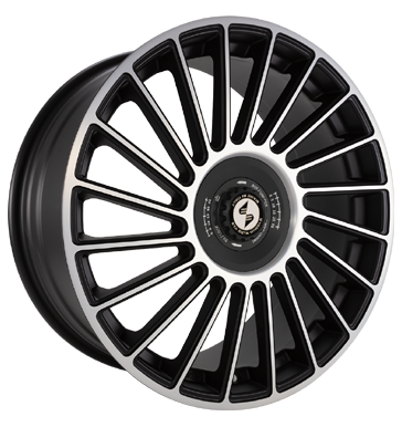 Eta Beta Venti-R ZV 8,5x19 ET33 5x120 72,6 Black matt full pol. R.Schw./M.Schw.