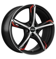 Ronal R62 Red 7,5x17 ET27 5x112 66,5...