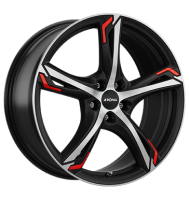 Ronal R62 Red 8x19 ET48 5x100 68...