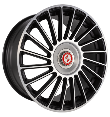 Eta Beta Venti-R ZV 8,5x20 ET25 5x108 78,1 Black matt full pol. R.Silber/M.Silb.