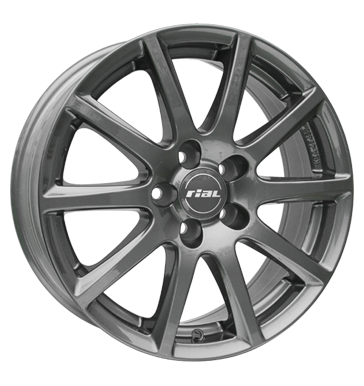 Rial Milano 6,5x16 ET38 5x105 56,6 titanium