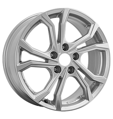 RCDesign RE2 6,5x16 ET44 5x114,3 66,1 kristallsilber