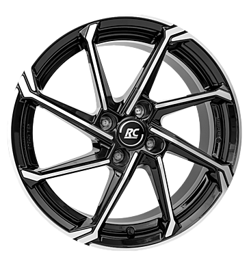 RCDesign RC36 7x17 ET45 4x100 54,1 schwarz glanz vollpoliert
