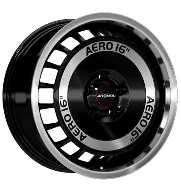 Ronal R50 AERO 7,5x16 ET38 5x100 68 schwarz-frontkopiert