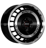 Ronal R50 AERO 7,5x16 ET38 5x100 68 schwarz-frontkopiert