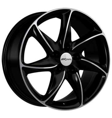 Ronal R51 7x16 ET38 5x100 68 jetblack-frontkopiert