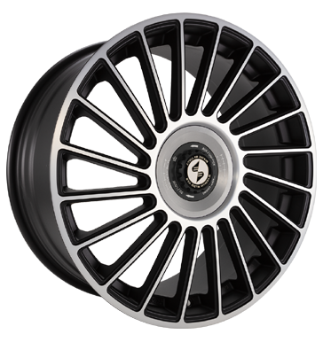 Eta Beta Venti-R ZV 9x20 ET25 5x112 78,1 Black matt full pol. R.Silber/M.Schw.