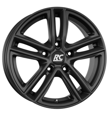 RCDesign RC27 7,5x17 ET51 5x112 57,1 schwarz klar matt