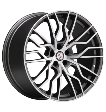 Eta Beta Medusa 9x20 ET48 5x130 71,5 anthracite matt full polish