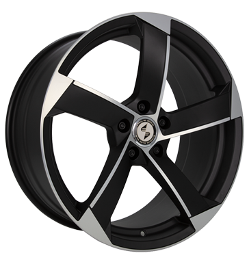 Eta Beta Magic 8x18 ET40 5x112 66,5 black matt full polish