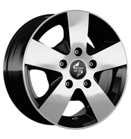 Eta Beta Atria 6,5x16 ET55 5x118 71,1 Black matt full pol.