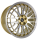 Eta Beta Unit 9,5x21 ET50 5x112 66,5 gold lip spokes polish