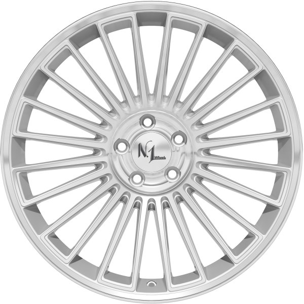 MULTISPOKE24 Deep Concave 10,5x20 5x112 ET37 Hyper Silver Polished Surface