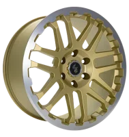 Eta Beta Combat 10x22 ET33 5x120 72,6 gold matt lip cap pol