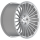 MULTISPOKE24 Deep Concave 10,5x20 5x120 ET33 Hyper Silver Polished Surface