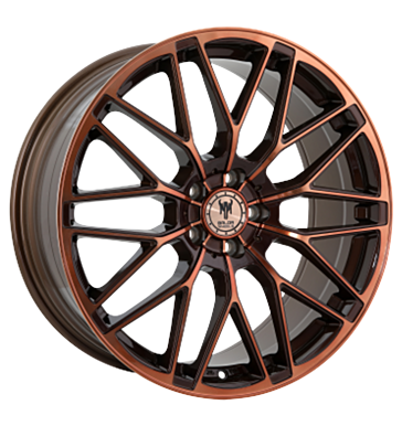 BALDR WHEELS 001 8,5x20 ET43 5x112 66,6 Copper Brushed Tinted