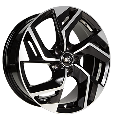 1000Miglia MM1031 7,5x18 ET40 5x114,3 73,1 gloss black polished