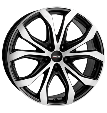 Alutec W10 9x20 ET43 5x108 70,1 racing-schwarz frontpoliert