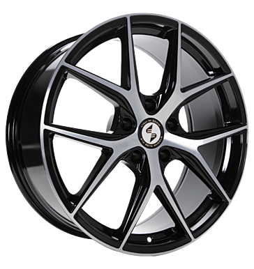Eta Beta GRi-N 8,5x20 ET33,1 5x112 66,55 black shiny full polish