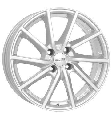 Alutec Singa 6x16 ET43 4x100 54,1 polar-silber