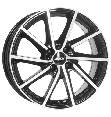 Alutec Singa 7x17 ET25 4x108 65,1 diamant-schwarz frontpoliert