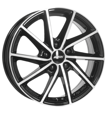 Alutec Singa 7x17 ET49 5x112 57,1 diamant-schwarz frontpoliert