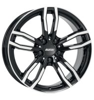 Alutec Drive 8x18 ET30 5x112 66,5 diamant-schwarz...