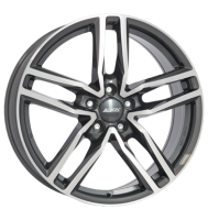 Alutec Ikenu 7,5x17 ET38 5x112 66,6 graphit frontpoliert