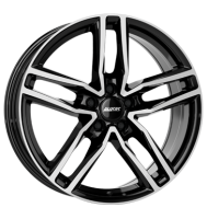 Alutec Ikenu 8x19 ET43 5x112 66,5 diamant-schwarz...